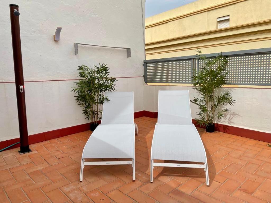Ti2 Duplex Con Terraza Privada, 120 Metros De La Catedral Leilighet Sevilla Eksteriør bilde